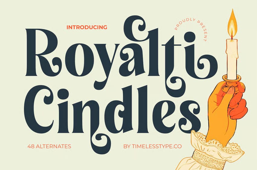 Royalti Cindles Font