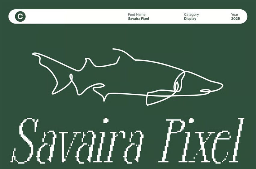 Savaira Pixel Font