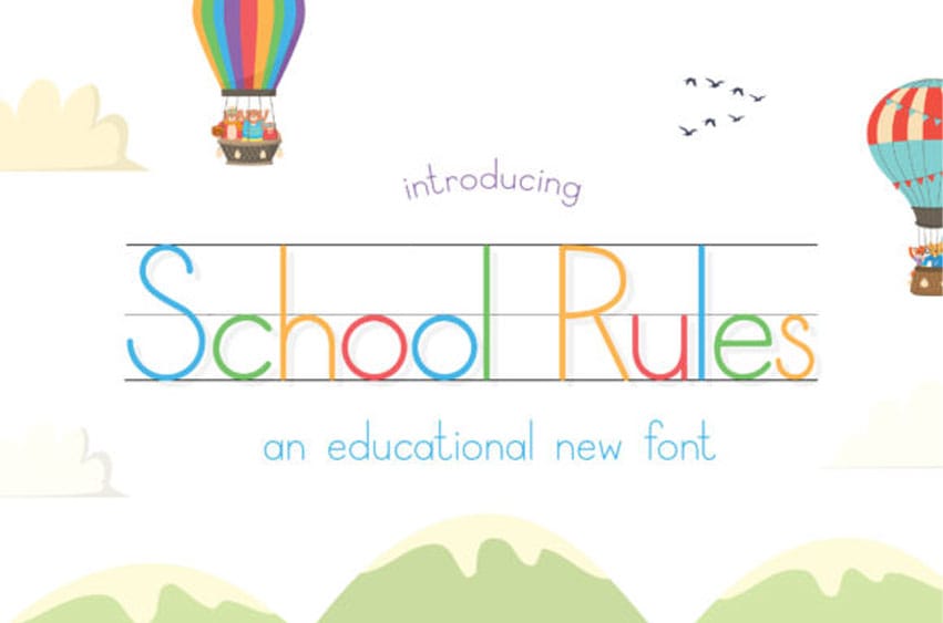 School Rules Font