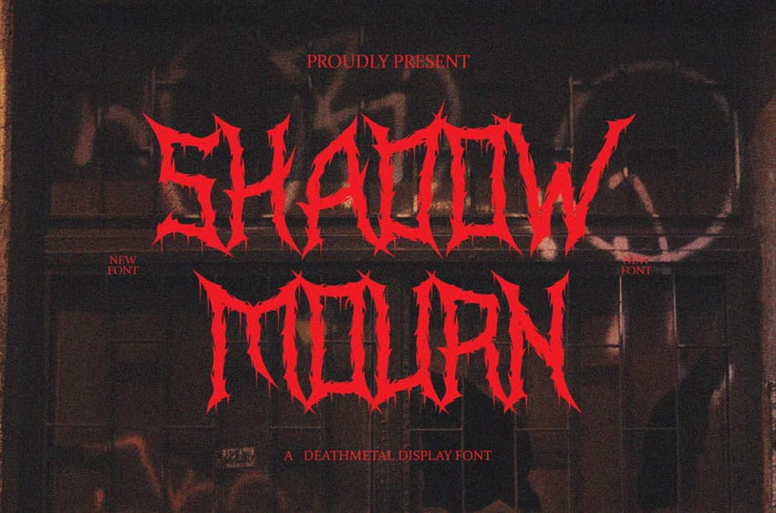 Shadowmourn Blackmetal Font