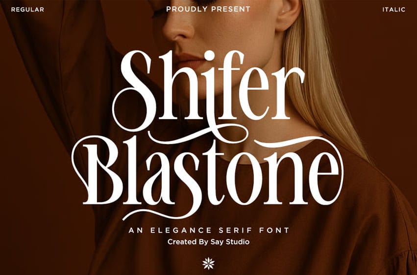 Shifer Blastone Font