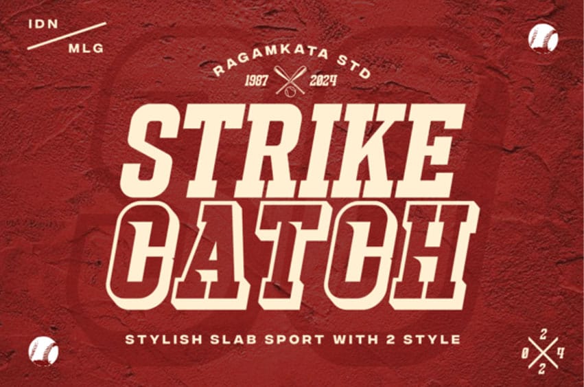 Strike Catch Font