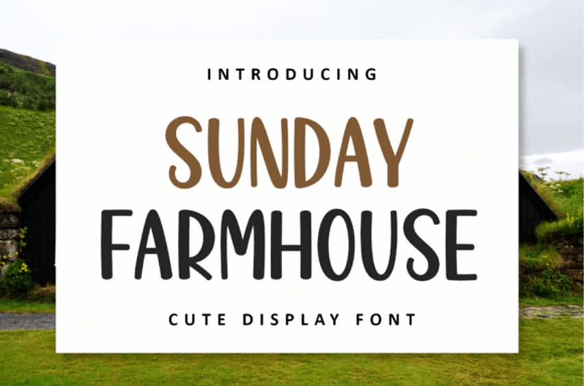 Sunday Farmhouse Font