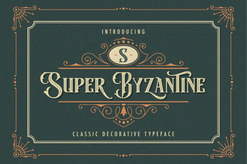 Super Byzantine Font