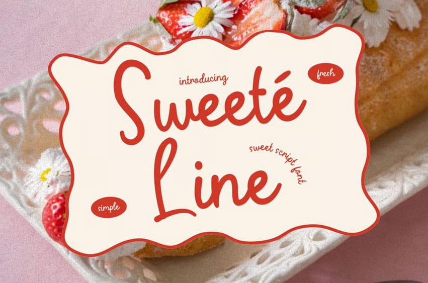 Sweete Line Font