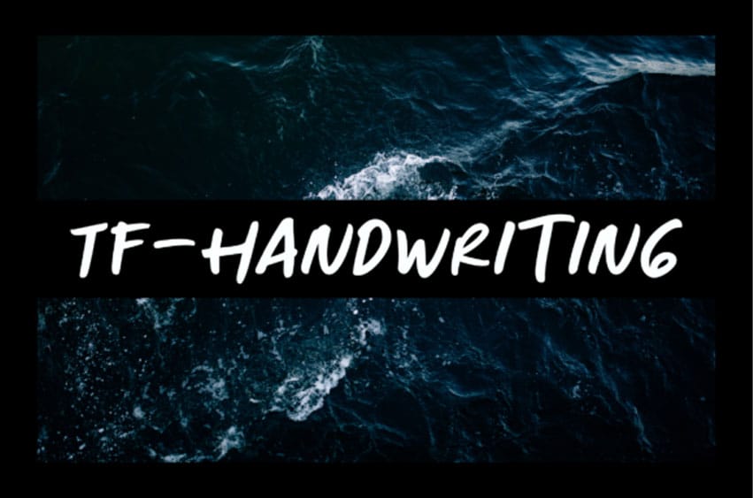 TF Handwriting Font