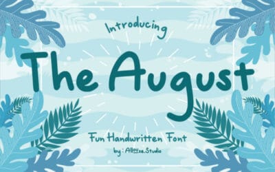 The August Font