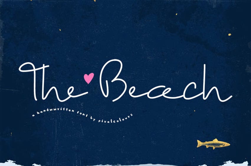The Beach Font