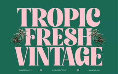 Tropic Fresh Vintage Font