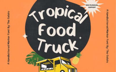 Tropical Food Truck Font