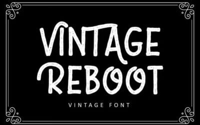 Vintage Reboot Font