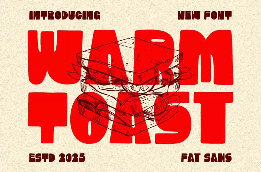 Warm Toast Font