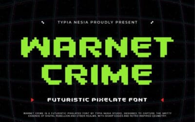 Warnet Crime Font