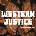 Western Justice Font