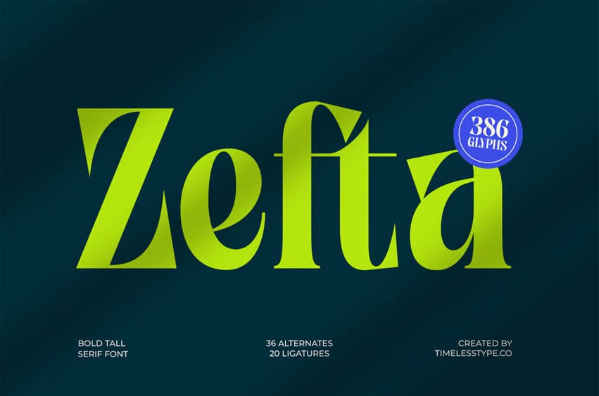 Zefta Font