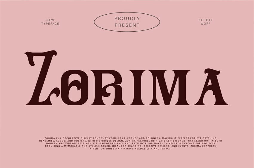 Zorima Font