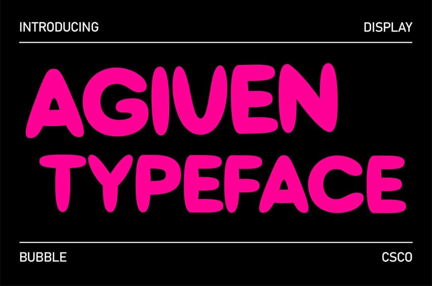 Agiven Font