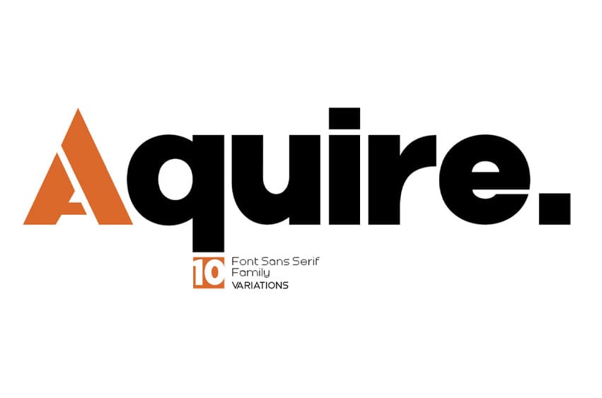 Aquire Font