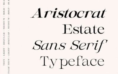 Aristocrat Estate Font