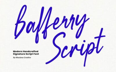 Bafferry Script Font