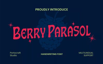 Berry Parasol Font