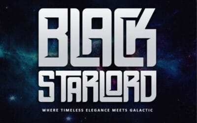 Black Starlord Font