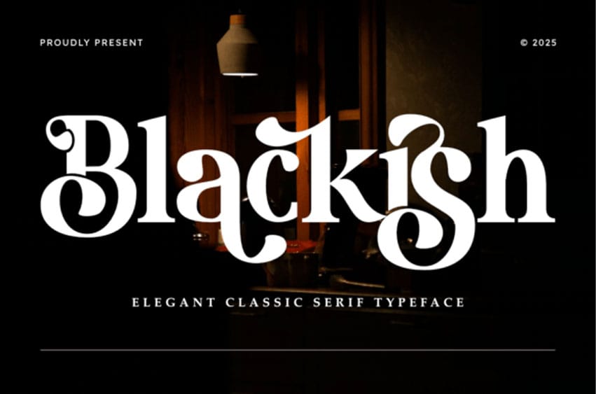Blackish Font