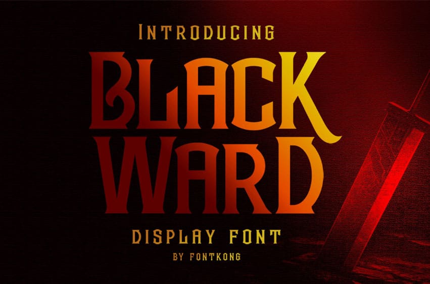 Blackward Font