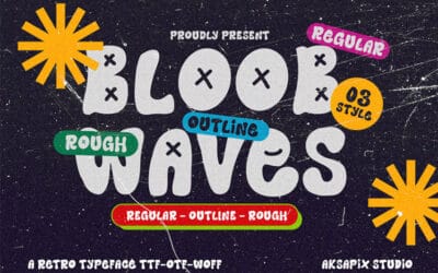 Bloob Waves Font