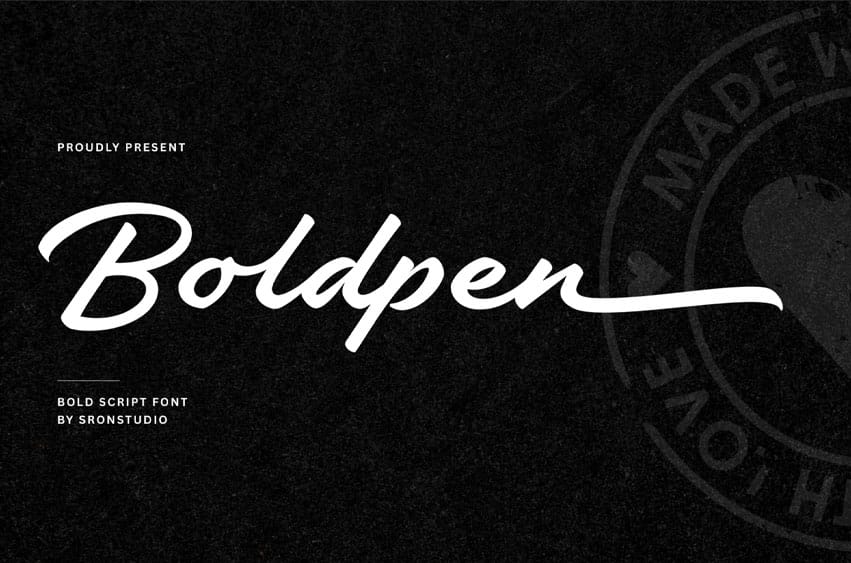 Boldpen Font