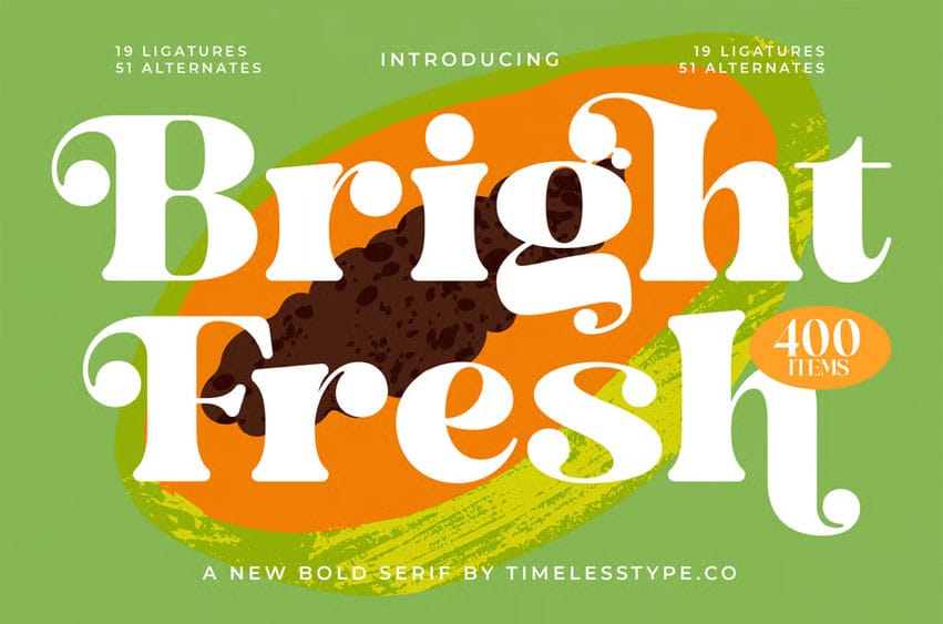 Bright Fresh Font