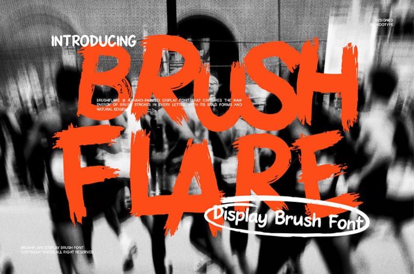 Brushflare Font