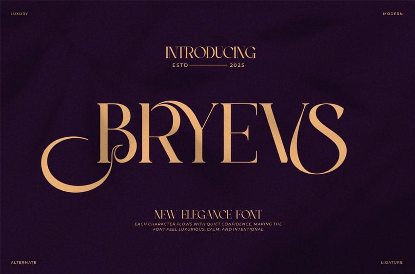 Bryevs Font