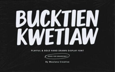 Bucktien Kwetiaw Font