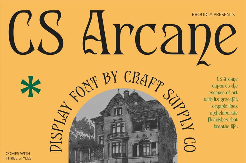 CS Arcane Font