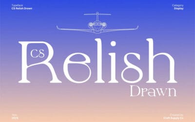 CS Relish Drawn Font