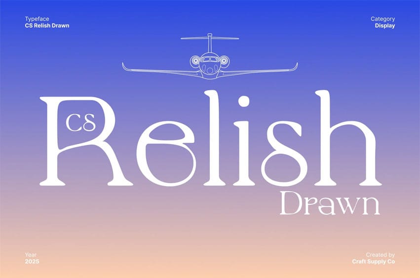 CS Relish Drawn Font