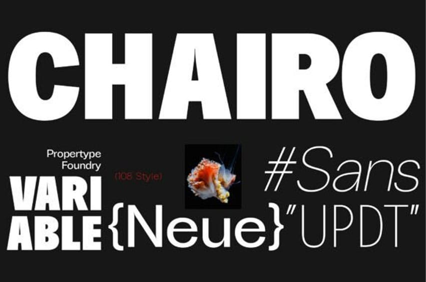 Chairo Neue Font
