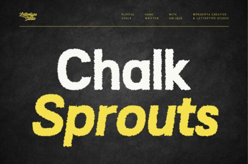 Chalk Sprouts Font