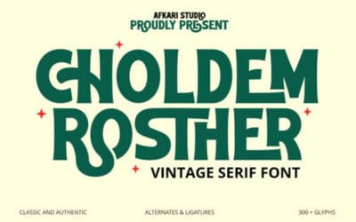 Choldem Rosther Font