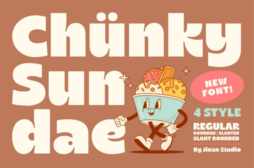 Chunky Sundae Font