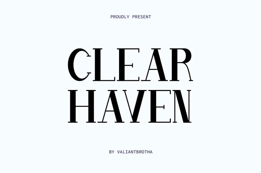 Clear Haven Font