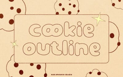Cookie Outline Font