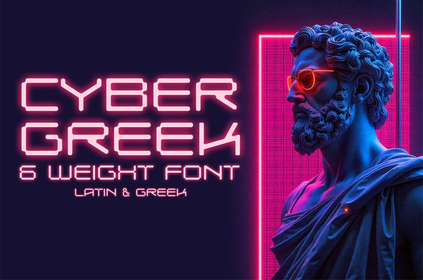 Cyber Greek Font