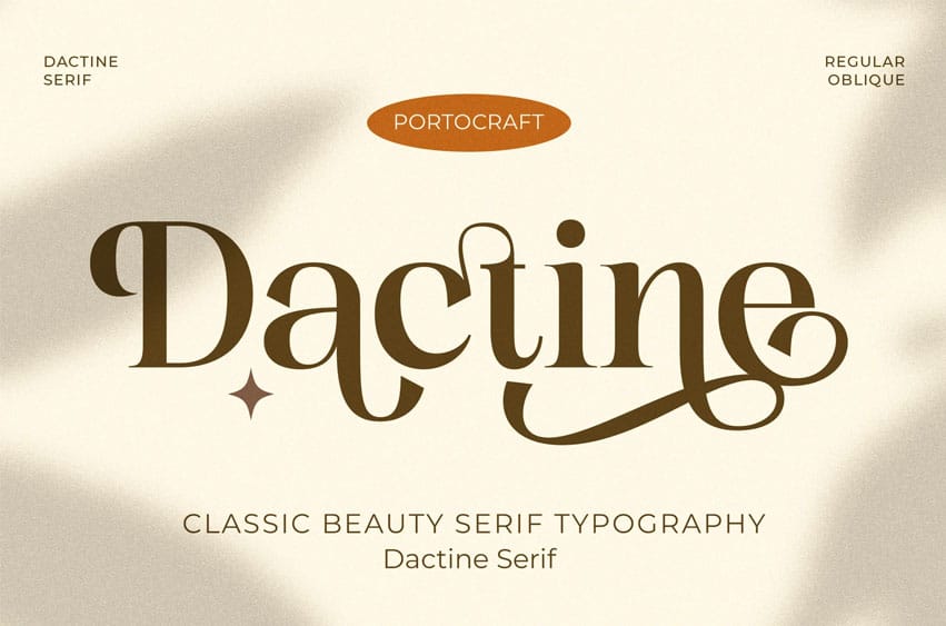 Dactine Font