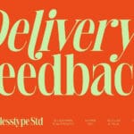 Delivery Feedback Font