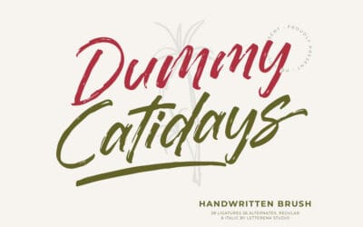 Dummy Catidays Font