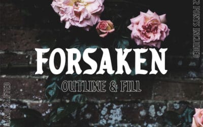 Forsaken Handcrafted Font