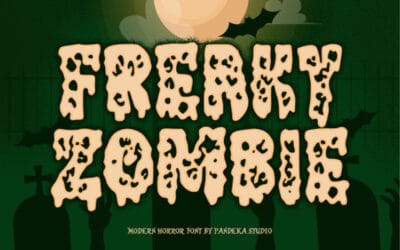 Freaky Zombie Font