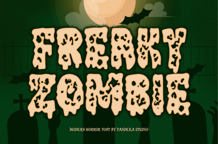 Freaky Zombie Font